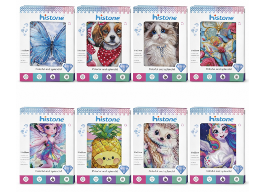 Tablou cu DIAMANTE 21*25 (ML25-8) cut.carton cu trepied MML-826