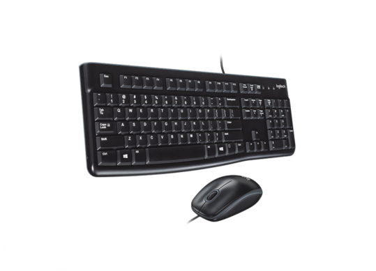 Logitech Desktop MK120 USB, Keyboard + Mouse, Retail - RUS LO 920-002561