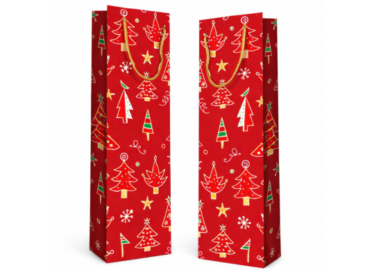 Punga hirtie laminata 12*9*39, Abete SH56153