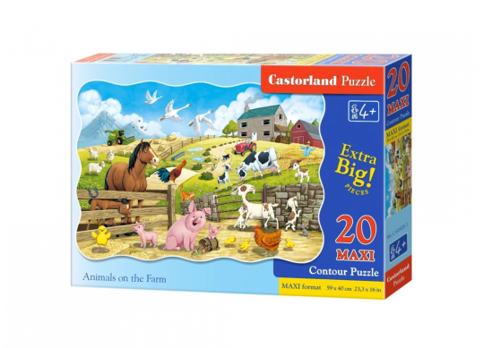 Puzzle 20 buc maxi Castor C02092