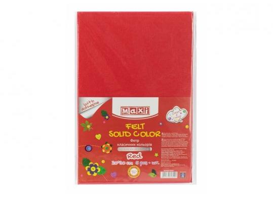 Fetru Autoadeziv 20x30cm 180 gr/m2 Rosu MX61819