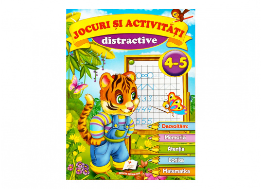 Carte JOCURI si ACTIVITATI distractive 4-5 CN471574