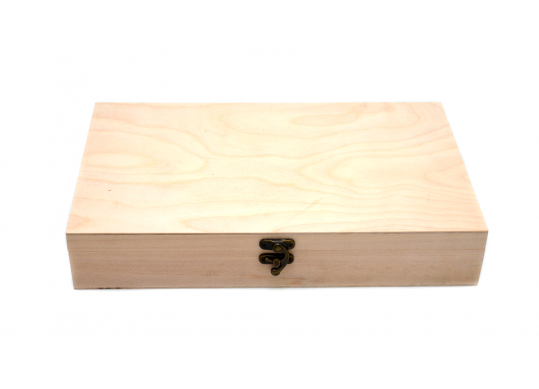 Cutie lemn ECO (capac lemn) 5.5*20*32/17 compart. EJ033