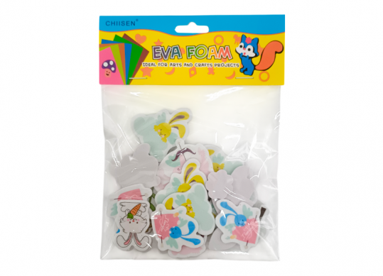 Accesorii Craft hirtie gumate adez. Iepurasi cupidon 219246