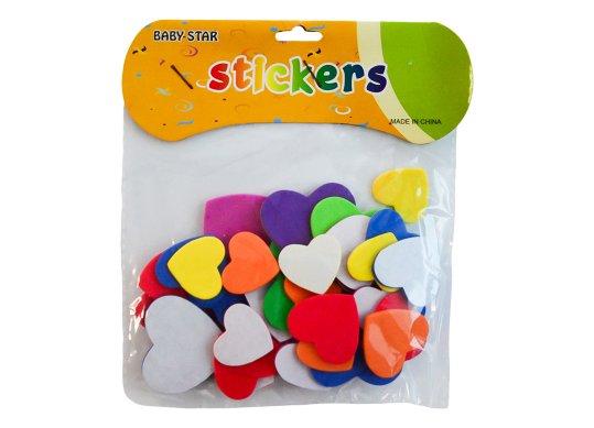 Accesorii Craft hirtie gumate adez. Inimi marimi mix 219130