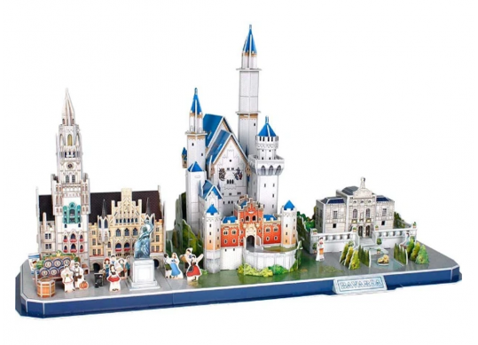 Puzzle 3D MIX City Line Bavaria MC267h