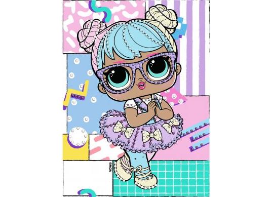 Tablou cu DIAMANTE 15x20cm LOL Surprise!Bon Bon AML1193