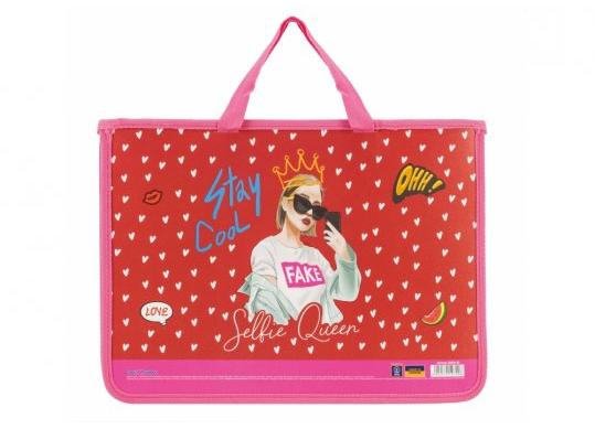 Geanta plastic A4 cu fermoar Princess CF30001-05