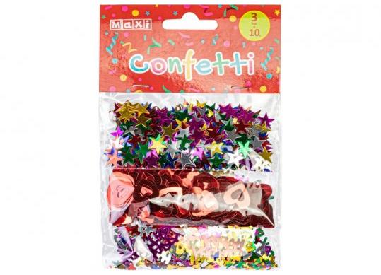 Confetti 3forme/culori*10gr Maxi MX62627