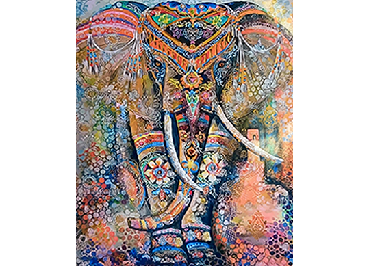 Tablou (30*40/cifre) Elefant color KTL890