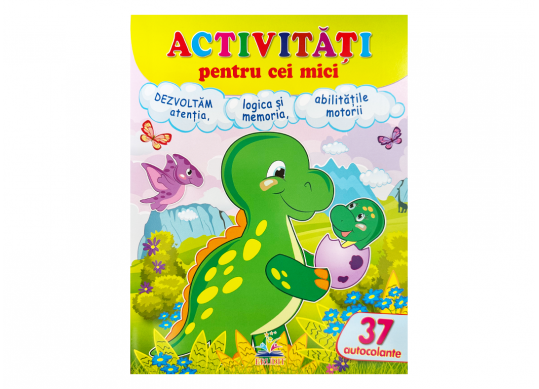 Carte Activitati p/u cei mici Dinozaur+autocolante CN667231