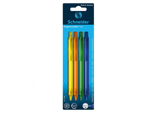 Pix Schneider Fave set 4buc albastru 0.7mm 173040