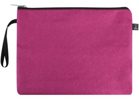 Mapa cu fermoar textil B5 28*22cm (roz) O95213