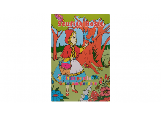 Carte Citim si coloram Scufita rosie PL4876