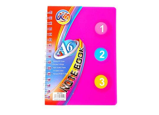 Carnet A6 70 foi (spira laterala) cop.plastic A6-810