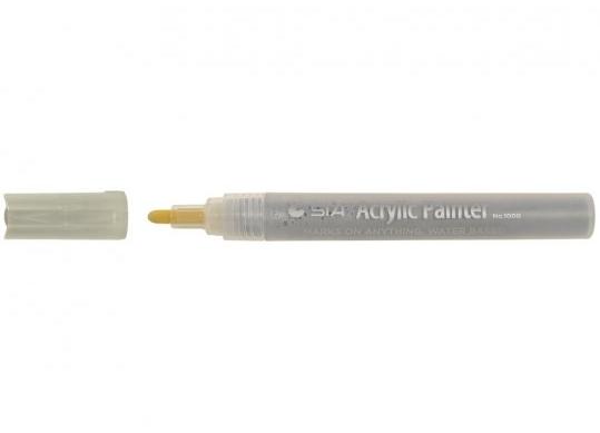 Marker Acrylic STA 1000 2-3mm Silver M08