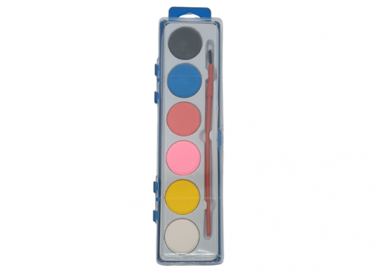 Acuarela 6cul (cu pensula) pastila ML2-8 212407