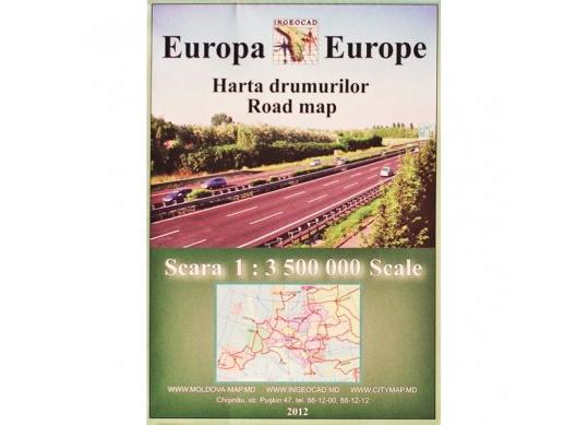 Harta drumurilor Europa 1:3 500 000 IG400817