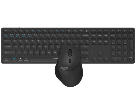 Keyboard Rapoo 9800M Wireless,Multimode set, Ru (dark grey) 220344