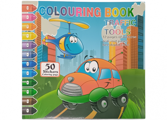 Carte coloram 50 abtibilduri ML2-8 DF333-03