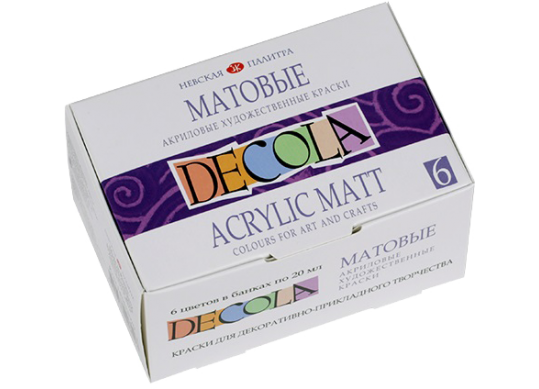 Acril SET Decola 6*20ml (mat) 143411020