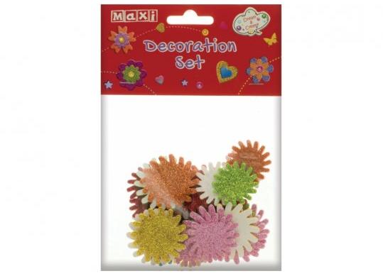 Accesorii Craft MAXI Glitter Flori MX61612-02