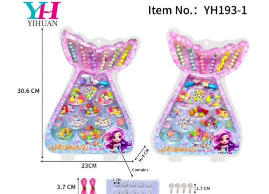 Set creatie cu margele Coada de sirena YH193-1