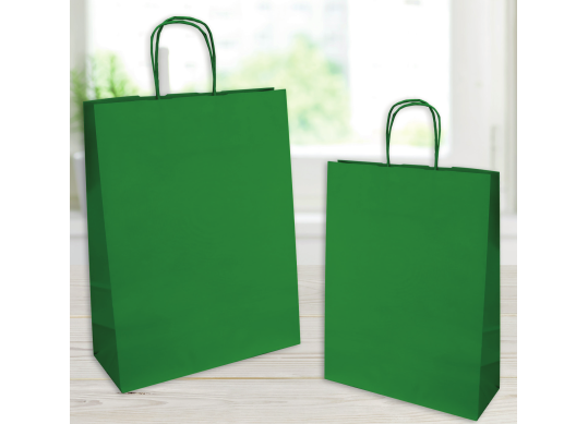 Punga hirtie 55*15*49,green minere rasucite SH32908