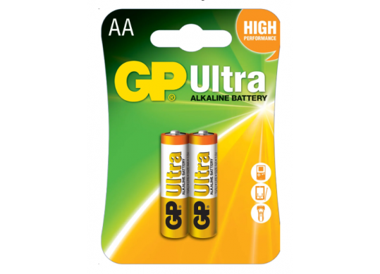 Baterie GP Ultra AA (2buc/blister) 15AU-U2