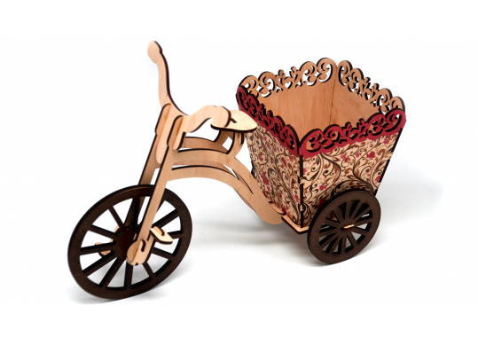 Forme din placaj Ghiveci cu bicicleta KP4175
