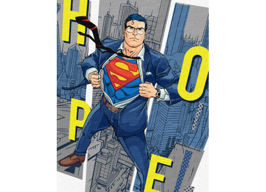 Tablou 40*50/cifre Superman KHO8714