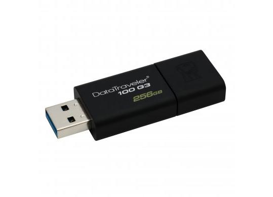 Flash USB: 256GB Kingston DT*100 G3 USB3.1/3.0/2.0 Black DT100G3250GB