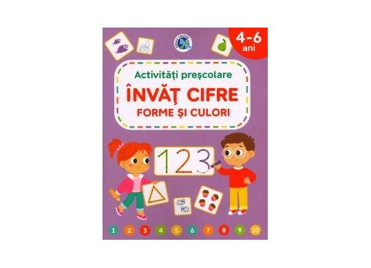 Carte Invat cifre,forme si culori (4-6 ani) PP1065