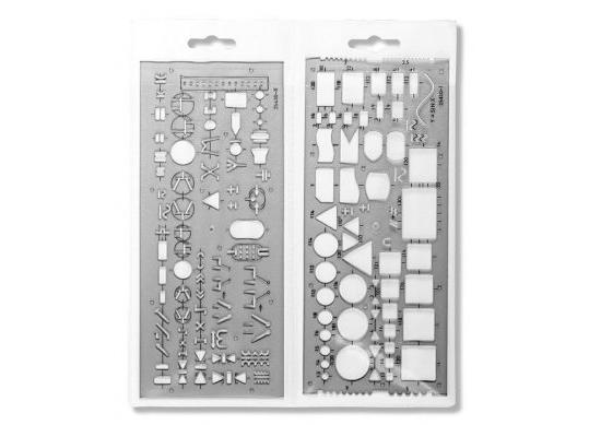 Rigla sablon Koh-i-Noor Electronist 120mm*210mm KH703071