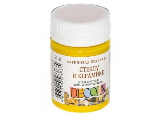 Acril sticla&ceramica Decola 50ml Galben deschis 4028213