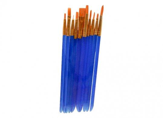 Pensula Conda sintetica 10buc diferite modele maner plastic A1001315