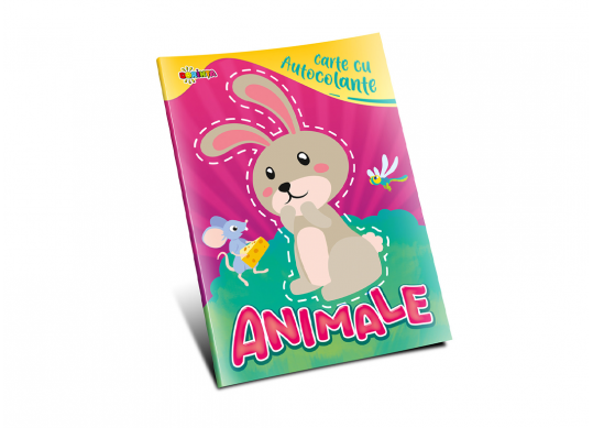 Carte cu autocolante Animale PD0667