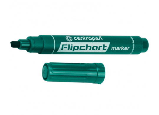 Marker Flipchart Centropen (virf tesit/verde) C8560 04