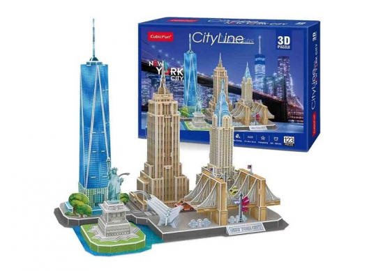 Puzzle 3D MIX City Line New York City MC255h