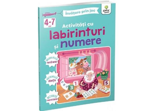 Carte Activitati cu labirinturi si numere CD6366