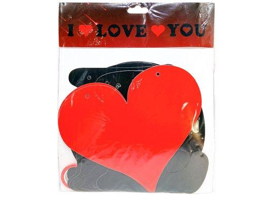 Decoratiune party Baner I love You AP005338