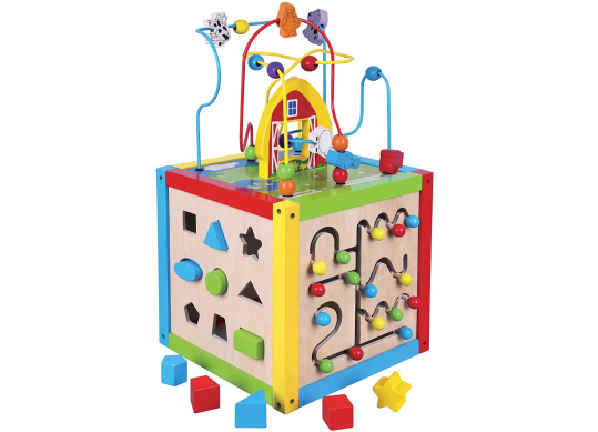 Joc de lemn Cub 5 in 1 Viga 58506