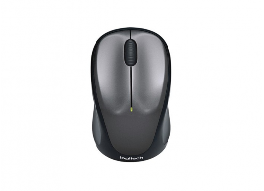 Logitech Wireless Mouse M235 Silver, Optical Mouse, Nano receiver, Silver/Black, Retail LO 910-002201