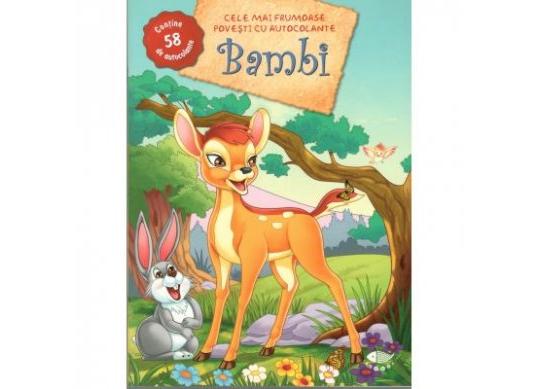 Carte Cele mai frumoase povesti cu autocolante. Bambi CD2206