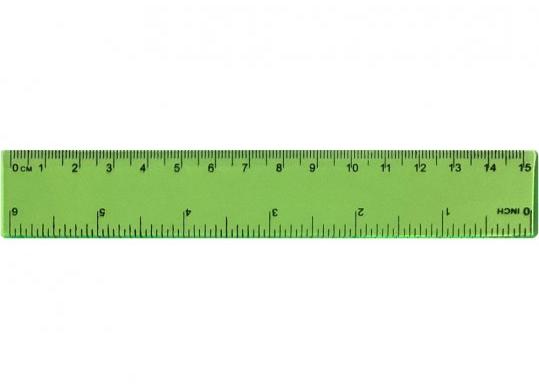 Rigla plastic 15cm Economix color E81322