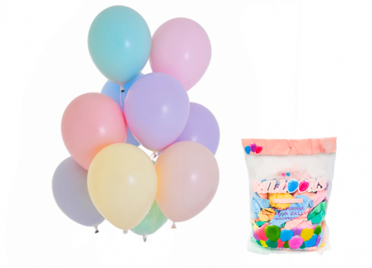 Baloane Set 100b culori Pastel 161356