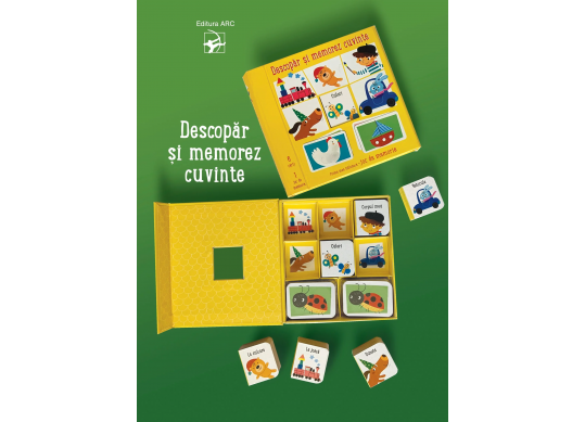 Carte Descopar si memorez cuvinte + joc de memorie CD3674