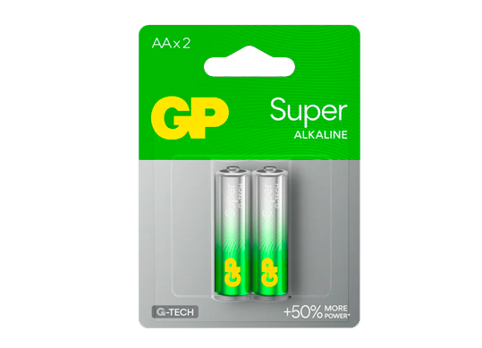 Baterie GP Super AA (2buc/pack) 15A21-B2