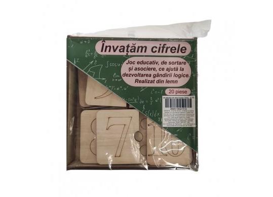 Joc educativ din lemn Invatam Cifrele 32753
