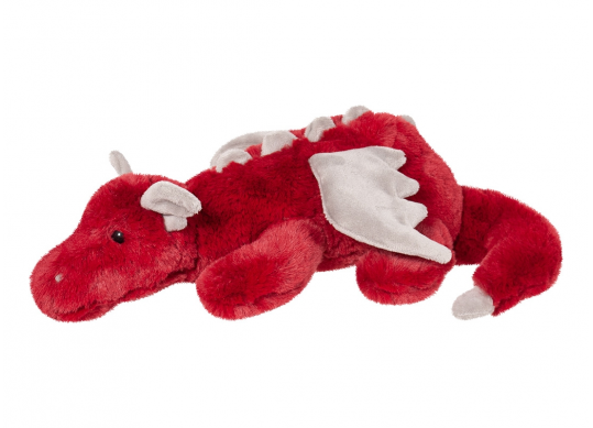 Jucarie moale Dragon Teodor bordo h-34cm ST8440